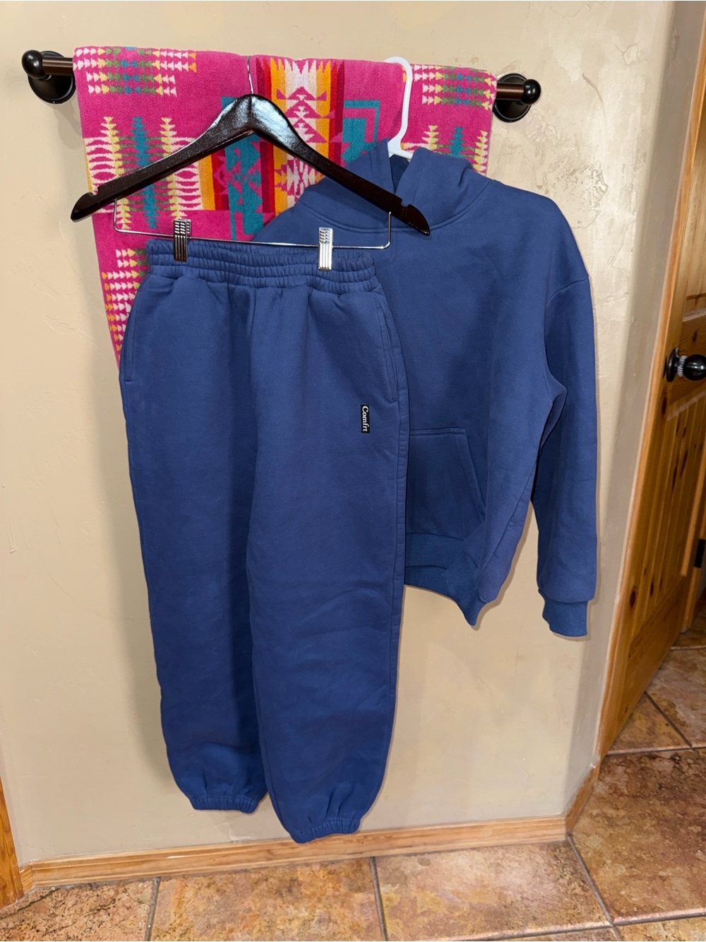 Comfrt Standard Hoodie and pants•Pacific Navy Blue•Kids XL (fits x small adult)